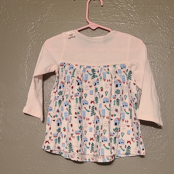 First Impressions Pink and Blue Patterned Long Sleeve Tee 18 Months NWT - Picture 2 of 9